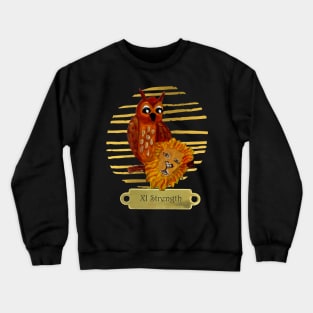 XI Strength  Tarot card Crewneck Sweatshirt